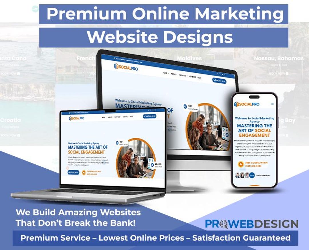 Premium Website Design Online Marketing Cheap Website Design Best Value ...