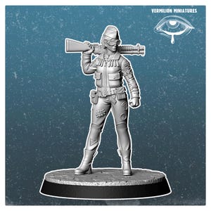 Demolisher 2 - Demolishers Collection (Vermilion Miniatures) 32mm Proxy mini for Wargames: Fallout, TNT | (DotW)