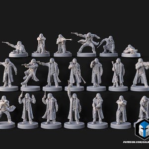 Wasteland Rangers Collection (Galactic Armory) 35mm scale | Proxy mini for post-apocalyptic Wargames