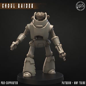 Mad Robot - The Wasteland Reapers (Nuke World) - 32mm scale | Proxy mini for Wargames IE: Fallout, Grimdark, OPR, Legion | Retro