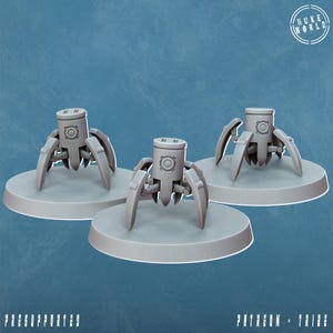 Dominators - Wasteland Machina (Nuke World) 32mm scale Proxy minis for Wargames IE: Fallout, Grimdark, OPR, Stargrave | Liberators