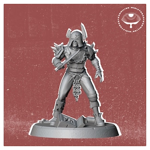 Raider 2 - Colección Rust Reavers 32 mm (Esculpida por Vermilion Miniatures) / Fallout / Post-Apoc / Ciencia ficción / RPG /