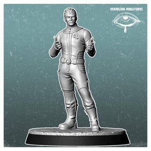 Charisma Hero - Nuclear Classics 32mm (Sculpted by Vermilion Miniatures) | Fallout | Post-Apoc | Scifi | RPG |