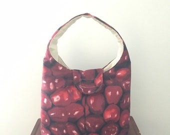 Insulated Lunch Bag Red Apples