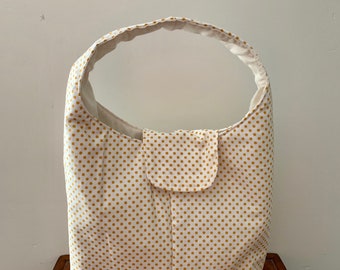 Lunch Bag Insulated Mustard Dots