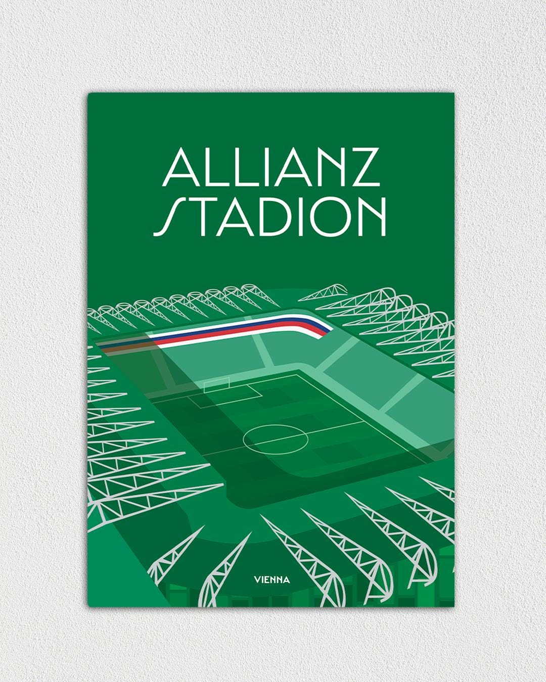 Poster - Football Stadium - Allianz Stadion - Rapid Vienna - Christmas ...