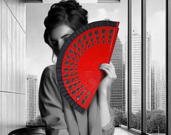 バリ島職人の手彫りの銀の扇子 バリ島職人の手彫りの銀の扇子 バリ風扇