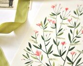 AZALEA Family Tree, 3 or 4 generations - PERSONALIZED - 13 X 19