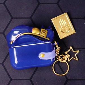 JJBA Jotaro AirPods Case 3D Printed Resin Case for AirPods Pro 1/2 AirPods 4th Gen Anime Jotaro Kujo Accessory Durable Custom Fit Anime Gift
