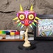 Majora’s Mask 3D Printed LED Zelda Desk Table Decor With Glowing Lights ...