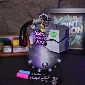 Jinx Grenade Speaker DIY Kit Bluetooth Portable Speaker for Gaming, Music League of Legends Anniversary Gift LOL Valentine's Day Vday Gift image 7