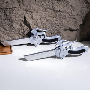 Anti Titan Sword Replica Dual-Wield FDM 3D Printed Prop Sword Decor Toy PLA Perfect for Fans Cosplay Perfect Gamer Gift Swords Props Toy image 4