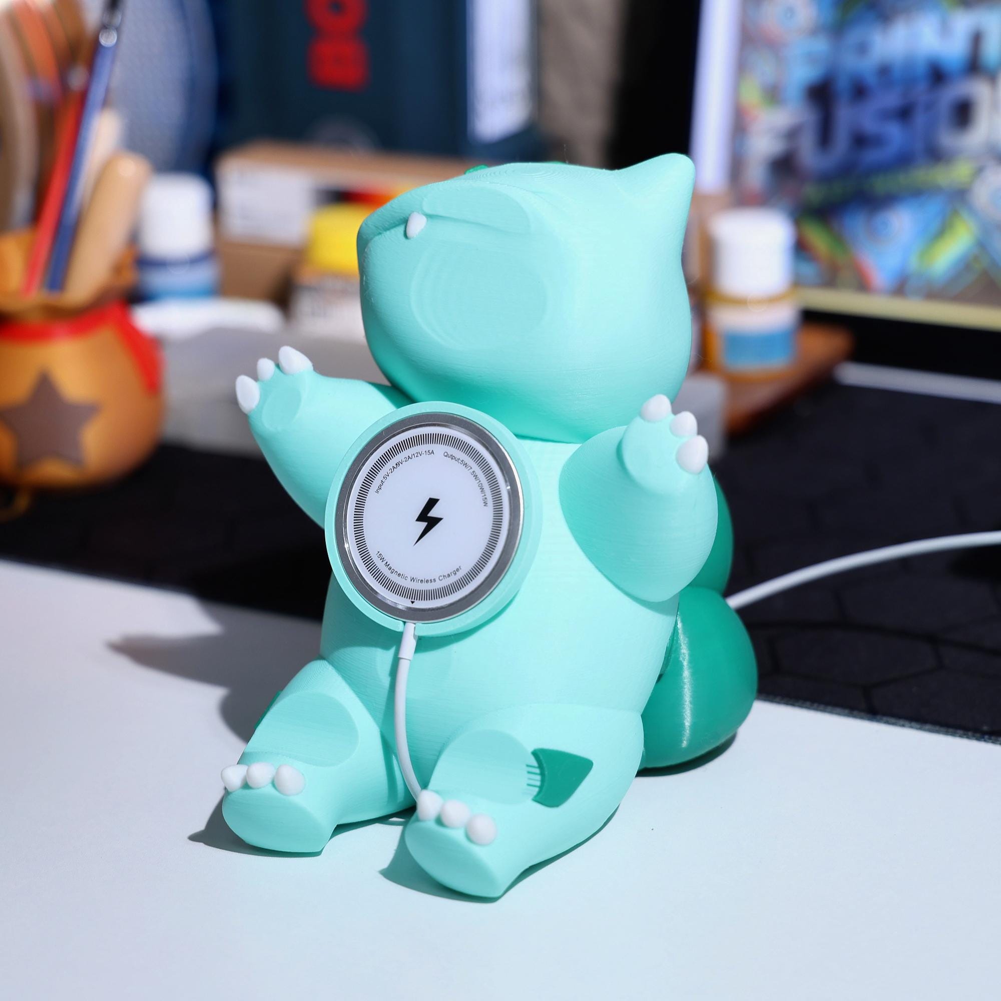 Bulbasaur Magsafe Charger Stand iPhone Holder 15W Fast Charging Station ...