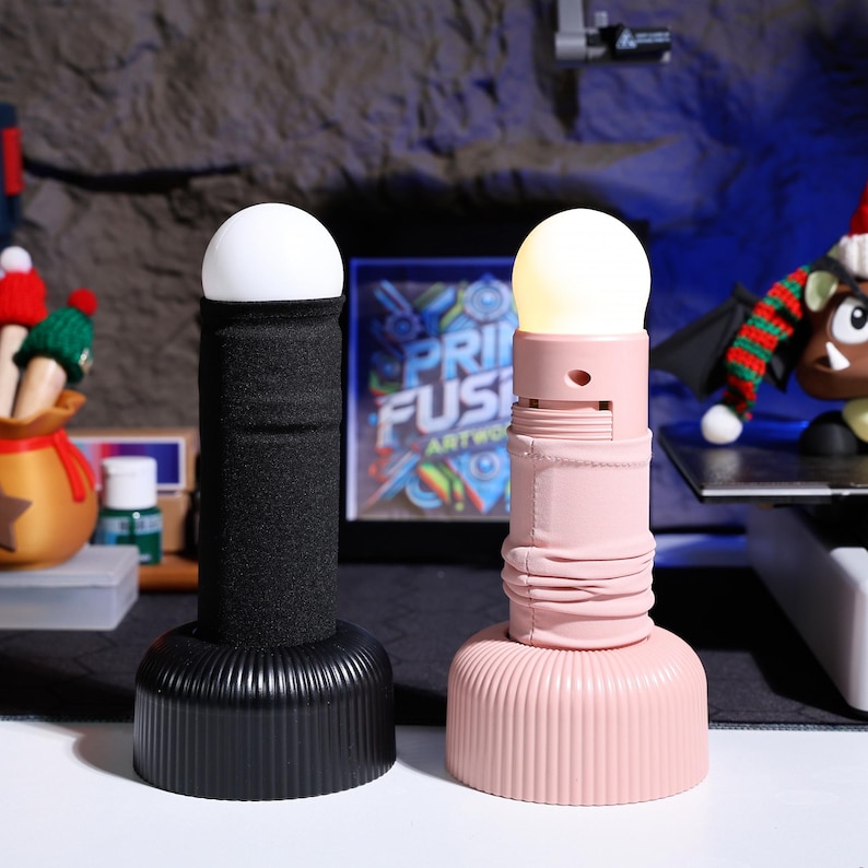 Soft glow LED lamp, rechargeable and perfect for creating a soothing, peaceful atmosphere. Ideal for relaxation, perfect for bedrooms, nurseries, game rooms, and a great gift for any occasion like Christmas.