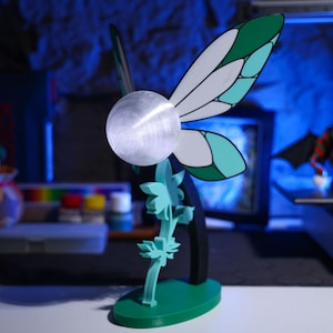 Zelda Fairy Night Light, 3D Printed Breath of the Wild Gift, LED Zelda Lamp, Eco-Friendly Gaming Room Decor, Zelda Fan Holiday Decoration