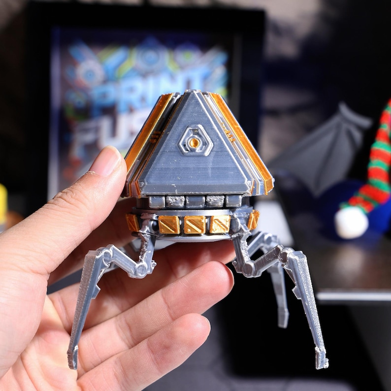 High-quality handcrafted phone stand with 3D printed design, ideal for video calls, gaming sessions, and as an Apex Legends fan accessory, perfect for gamers seeking a unique desktop decoration.