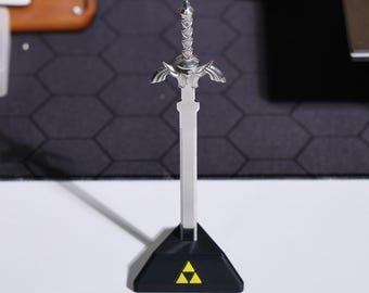 Zelda Link Sword Metall Brieföffner - Miniatur Brief und Paket Öffnung, langlebiges Design für Fans zeigen TotK, BOTW Weihnachten Gamer Geschenk