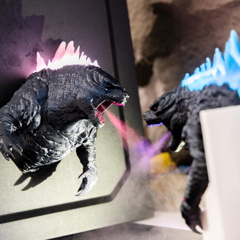 Godzilla Humidifier Atomic Breath Effect Magnet Built-in Battery ...