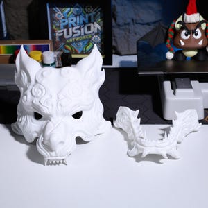 Black Myth Wukong 3D Printed Mask, Monkey King Cosplay Prop, Unique Desk Table Decor and Warrior Gamer Holiday Xmas Gift for Wukong Fans