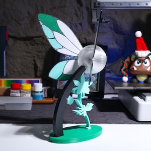 Zelda night light with soft LED glow, perfect for gaming rooms, bedroom decor, and Zelda fans, featuring a magical magnetic switch to turn it on/off, a 3D printed eco-friendly lamp with USB power for a comfortable ambiance.