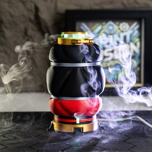 Apex Legends Caustic Gas Trap Humidifier with Green LED Gamer Birthday Gift Holiday Present 3D Printed Prop Table Decor Gamer Birthday Gift