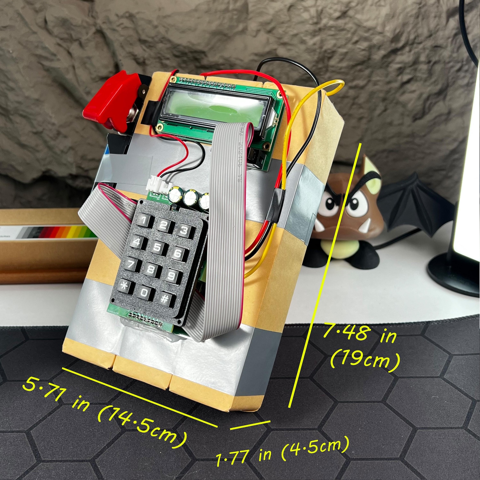 CS2 C4 Bomb Timer Toy Replica Airsoft Game Prop With Sound Light CS:GO ...