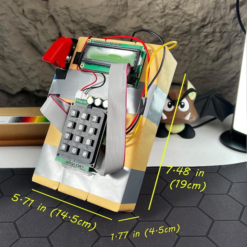 CS2 C4 Bomb Timer Toy Replica Airsoft Game Prop With Sound Light CS:GO ...