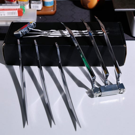 ウルヴァリン 爪 レプリカ おもちゃ 装飾 アルミ合金 X-Men コスプレ