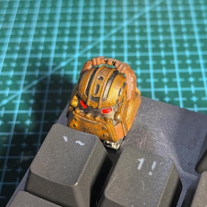 Nautilus LOL Keycap Handcrafted 3D Printed Artisan Mechanical Keyboard Cap by League of Legends Deep Sea Character Design Gamer Boy Gift