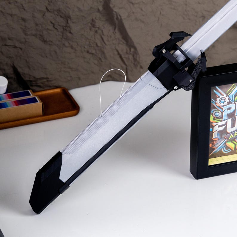 Dishonored Corvo's Folding Sword Props Toy Blade 3D Printed Replica Cosplay Handmade Prop Sword Custom Accessory Perfect Gamer Gift for Him image 8