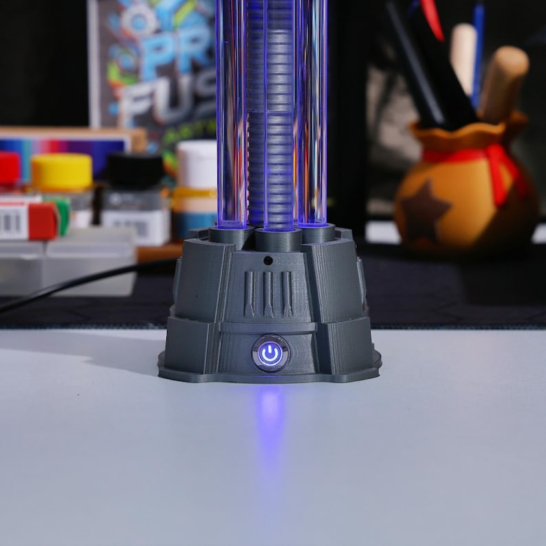 Torre Prisma de Alerta Roja coleccionable: decoración de escritorio retro PLA impresa en 3D, torre de defensa, pieza de exhibición para un regalo único de Navidad para gamers. imagen 8