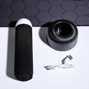 Compact rechargeable LED lamp with soft glow, ideal for relaxation and cozy lighting in any room. Perfect for game rooms, bedrooms, or as a Christmas gift. Unique design, durable and perfect for modern home decor.