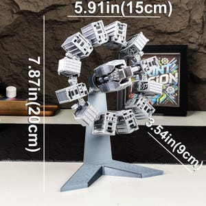 Interstellar Endurance 3D Printed Model, Space Exploration Display Piece for Movie Fans, Unique Holiday Space Lover Gift Rangers and Landers image 2