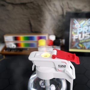Grenade-shaped humidifier with LED lights, USB-powered design, perfect for home, office, gaming rooms, or anime-themed decor. Silent ultrasonic misting technology for improving air quality and adding a fun decorative touch.
