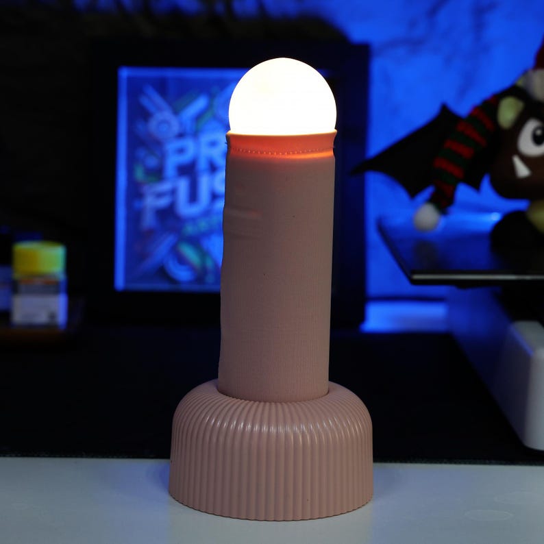 Rechargeable LED night light with soft glow for bedrooms, game rooms, or as a thoughtful gift. Modern design with a soothing, calming glow, perfect for relaxation and home decor enthusiasts.