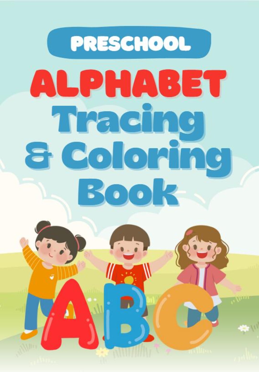 Printable Preschool Alphabet Colouring Book - Etsy