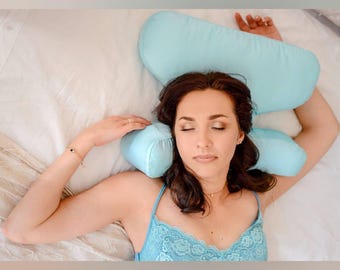 シルク枕カバー、ビューティーピロー：スキンケアの夢のデュオ。アンチエイジングピロー、お肌の健康のためのピロー、顔のシワ予防、シワ対策ピロー