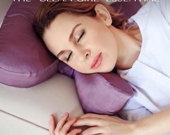 Clean Girl Beauty Sleep Silk Pillow | Anti-Acne Mulberry Silk Case | Prevent Morning Puffiness and Sleep Lines | Eyelash and Anti-Frizz Care