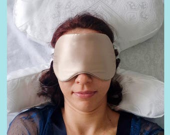 Mulberry Silk Sleep Mask for Women | 100% Natural Silk Eye Mask | Anti Wrinkle, Light Blocking, Luxury Gift