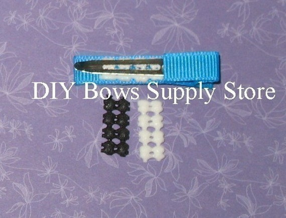 50 White Non Slip Grip Liners for Alligator clip Hair Clips barrette