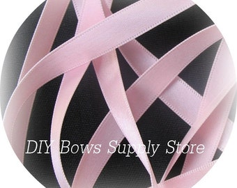 OFFRAY PINK Double Face Satin Ribbon - 5 Yards