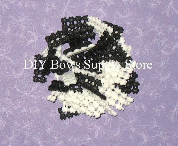 Lot of 100 Black Non Slip Grip Liners for Alligator clip bow Hair Clips barrette