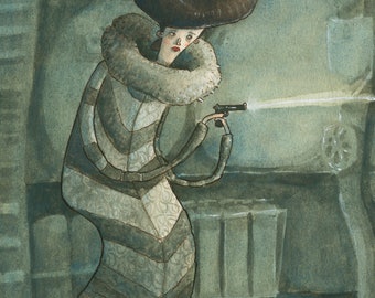 ショーン・ヤングのサイン入り8x10ブレードランナーレイチェル写真