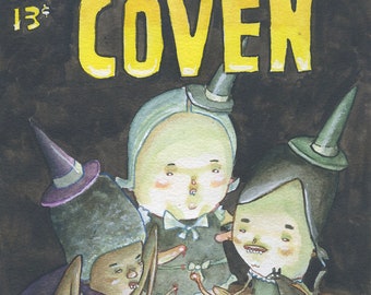 Coven - Mab's Drawlloween Club Day 9- Original