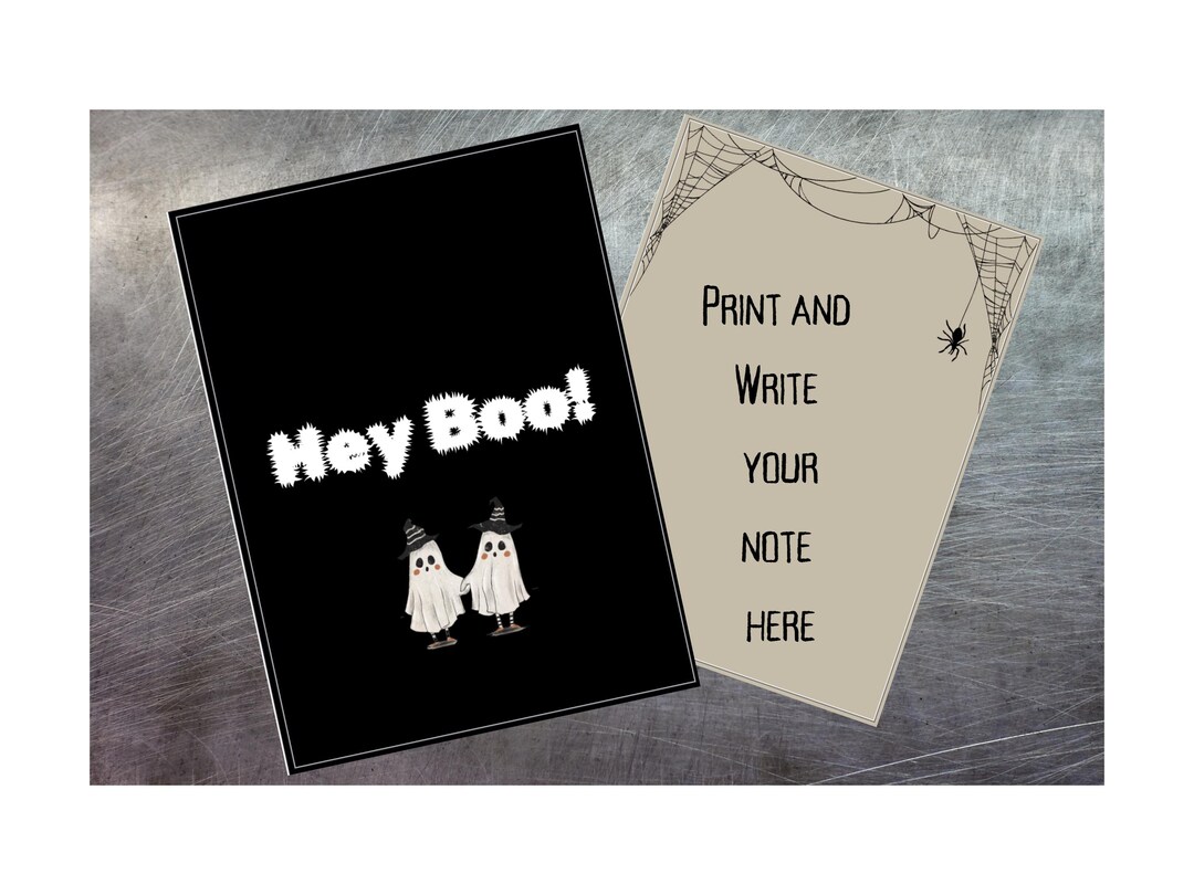Hey Boo! Halloween Printable for Your Boo! - Etsy