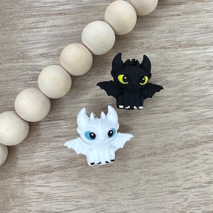 Dragon 3D Silicone Focal Beads