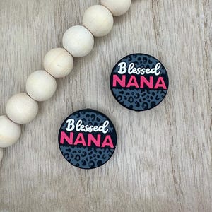 Blessed Nana Silicone Focal Beads