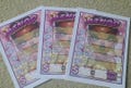 3ct Lettered Bingo Pad Sets- your choice