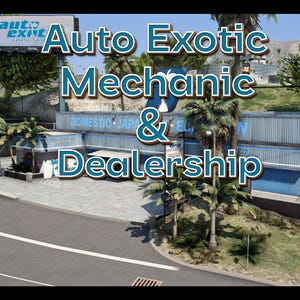Mecánico de autos exóticos l FiveM l MLO l Concesionario/ Altamente optimizado l Juego de roles / Alta calidad