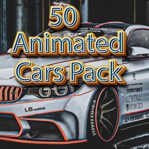 Fivem Animated Cars : 50 Vehicle Pack l Animated Car Pack l High Quality l Optimized | 3d Animated Cars